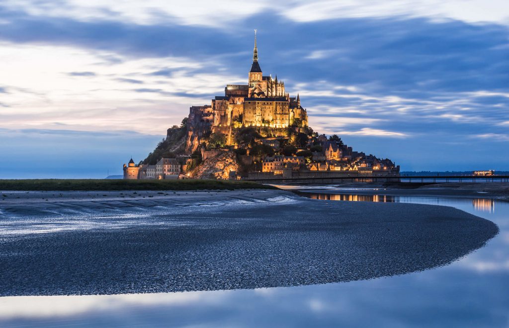 Mont St Michel viewed from the shore
