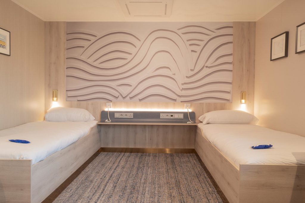 2 Berth Wheelchair cabin on the MV St Malo for accessible travel Portsmouth to St Malo ferry