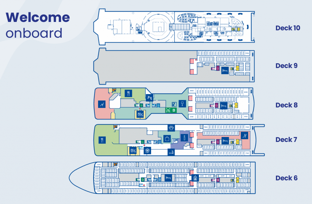 MV Saint Malo Deck Plan